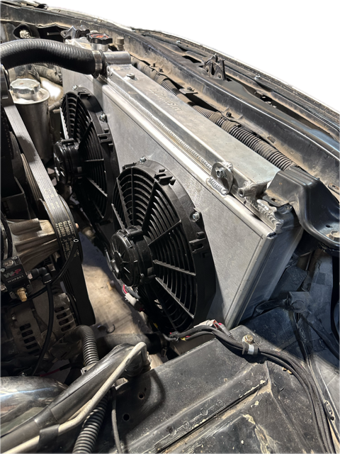 Frankenstein Fab Dual High-Performance SPAL Radiator Fan Kit Toyota Supra/Lexus SC300 1992-2000