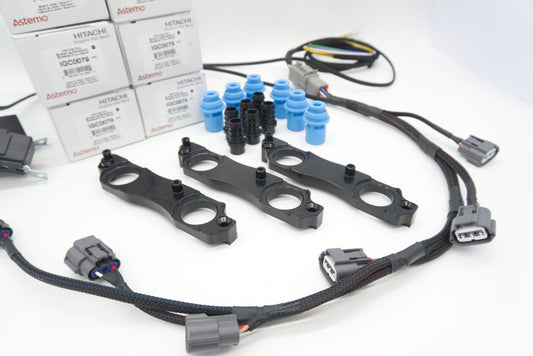 Autosports Engineering 2JZ 1JZ  Nissan R35 Coil Brackets BLACK